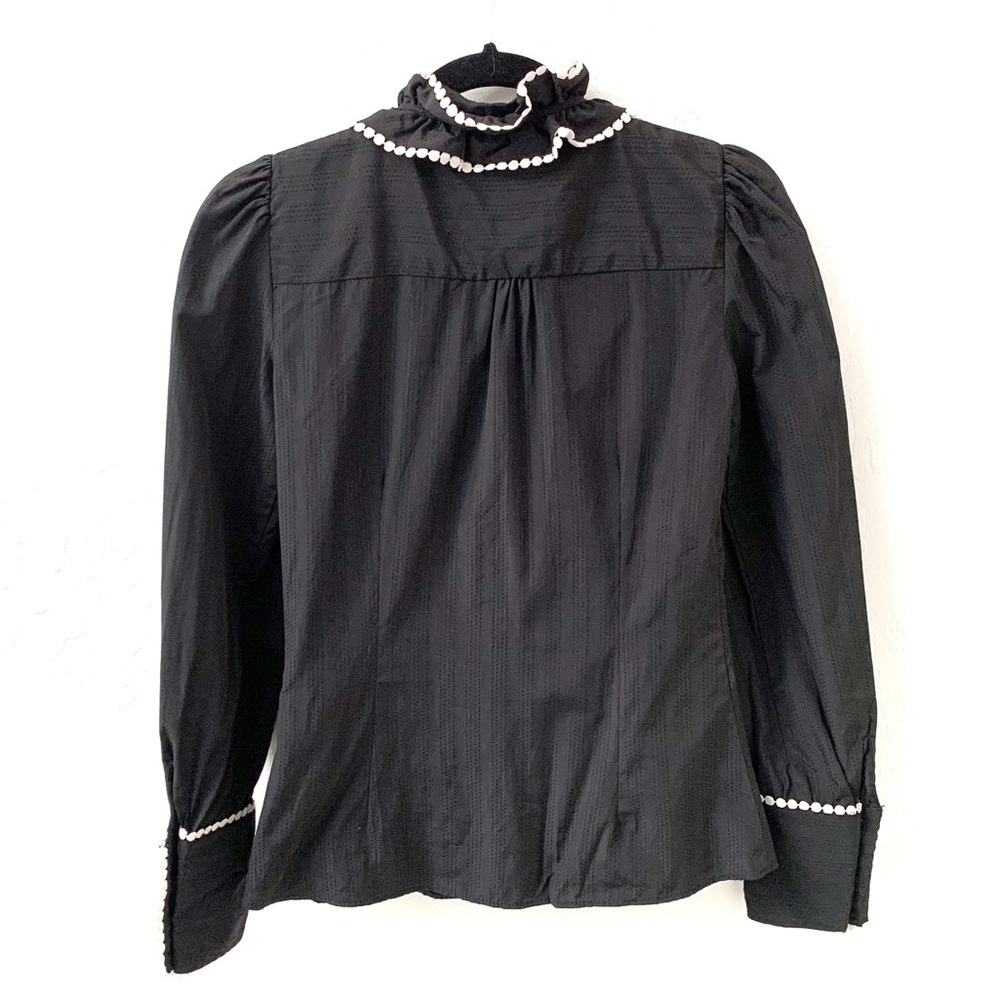 Zara Basic Ruffle Top - Picture 2 of 6